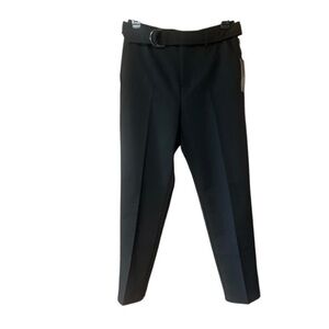 Crosby Belted Black Dress‎ Pants NWT